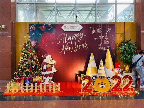 Ảnh Trang Trí Tiểu Cảnh Noel Hà Nội – Chú Cuội Events